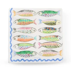 Go Fish Cocktail Paper Napkins
