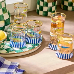 Go Fish Tumbler Glass, Set of 2