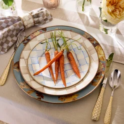 Gold Check Flatware 5-Piece Place Setting