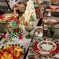 Gold Check Flatware 5-Piece Place Setting