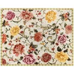 Golden Peonies 8' x 10' Rug