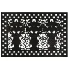 Great Vase Rubber Entrance Mat