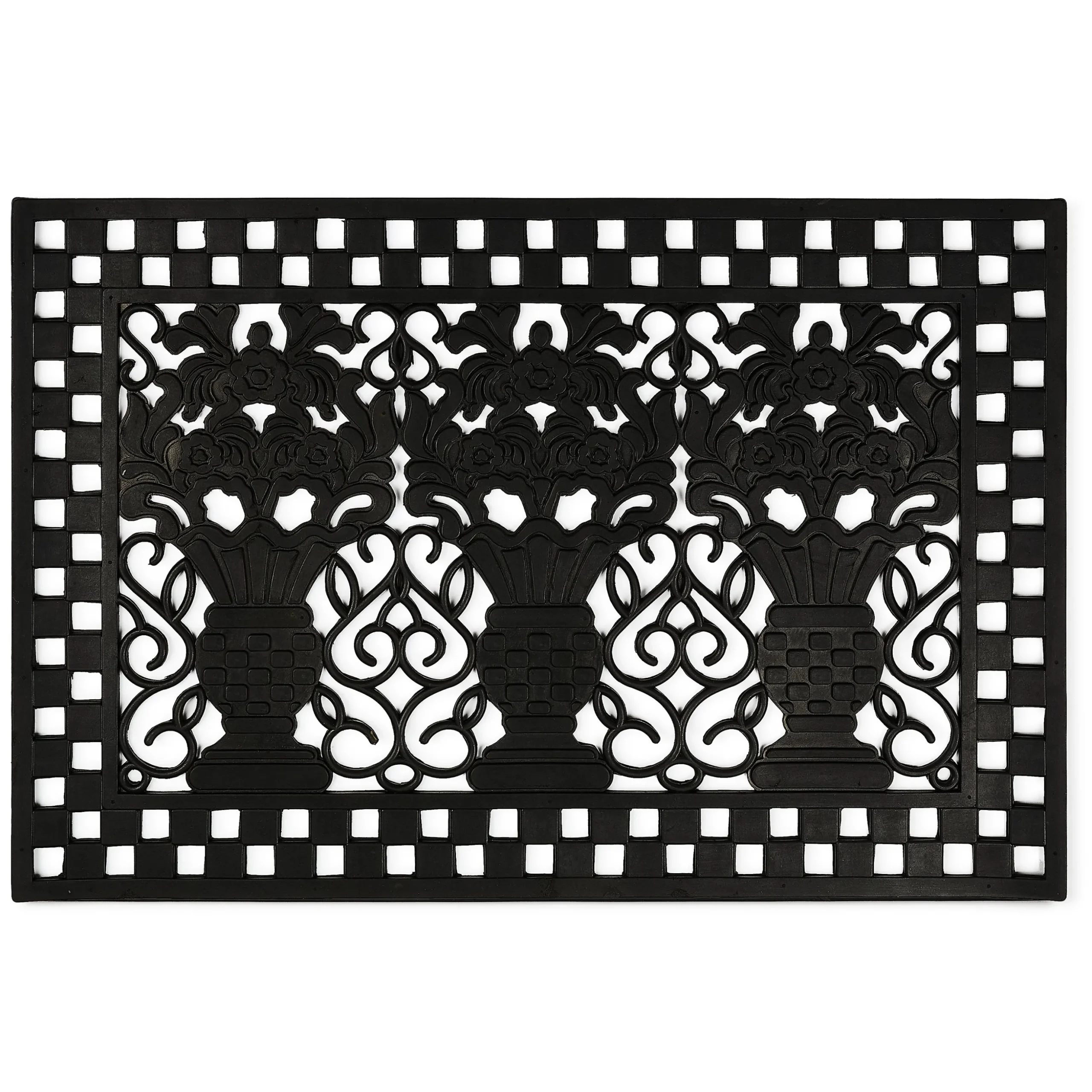 Great Vase Rubber Entrance Mat