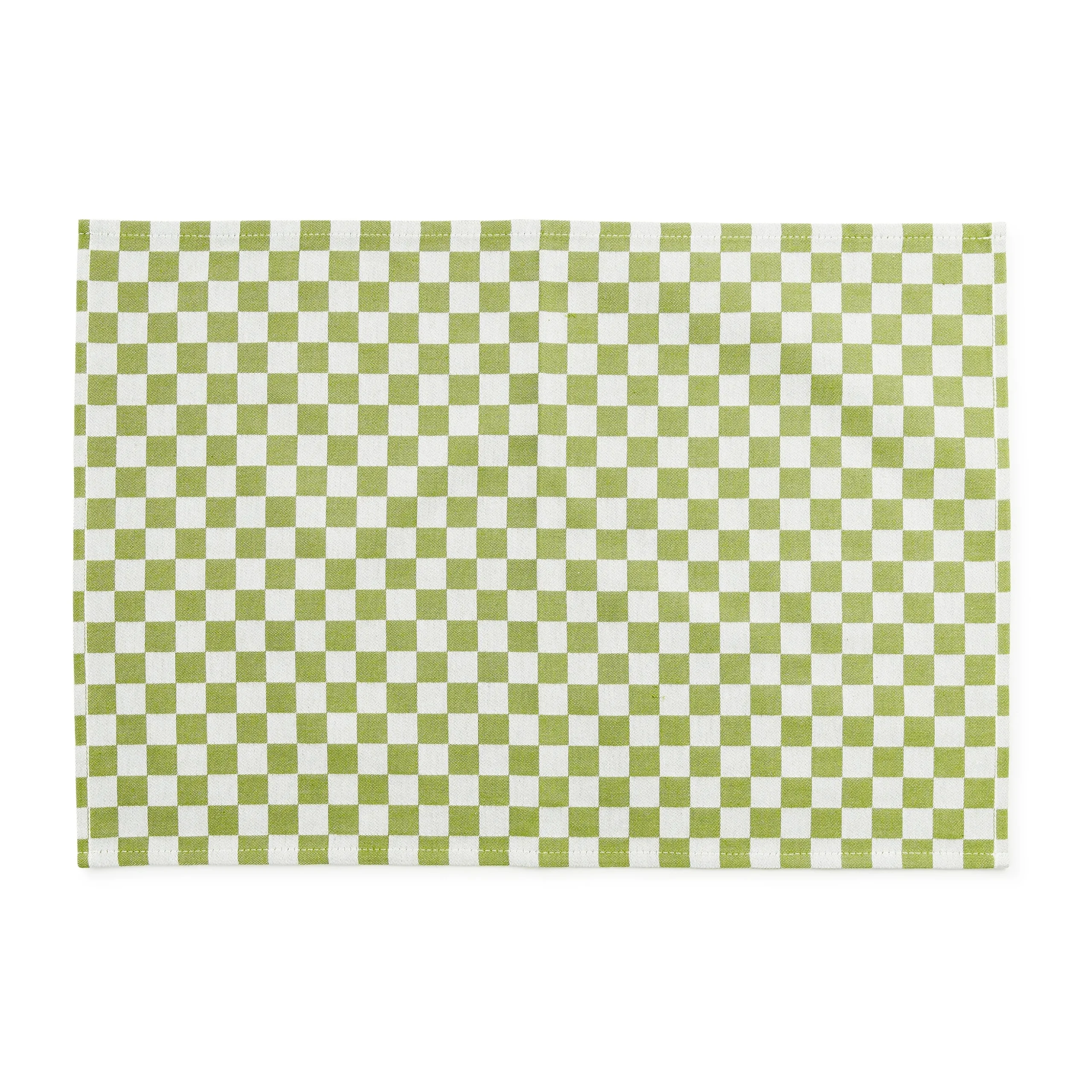 Green Check Placemat, Set of 4