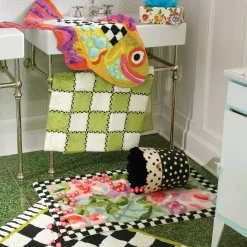 Happy Fish Bath Rug