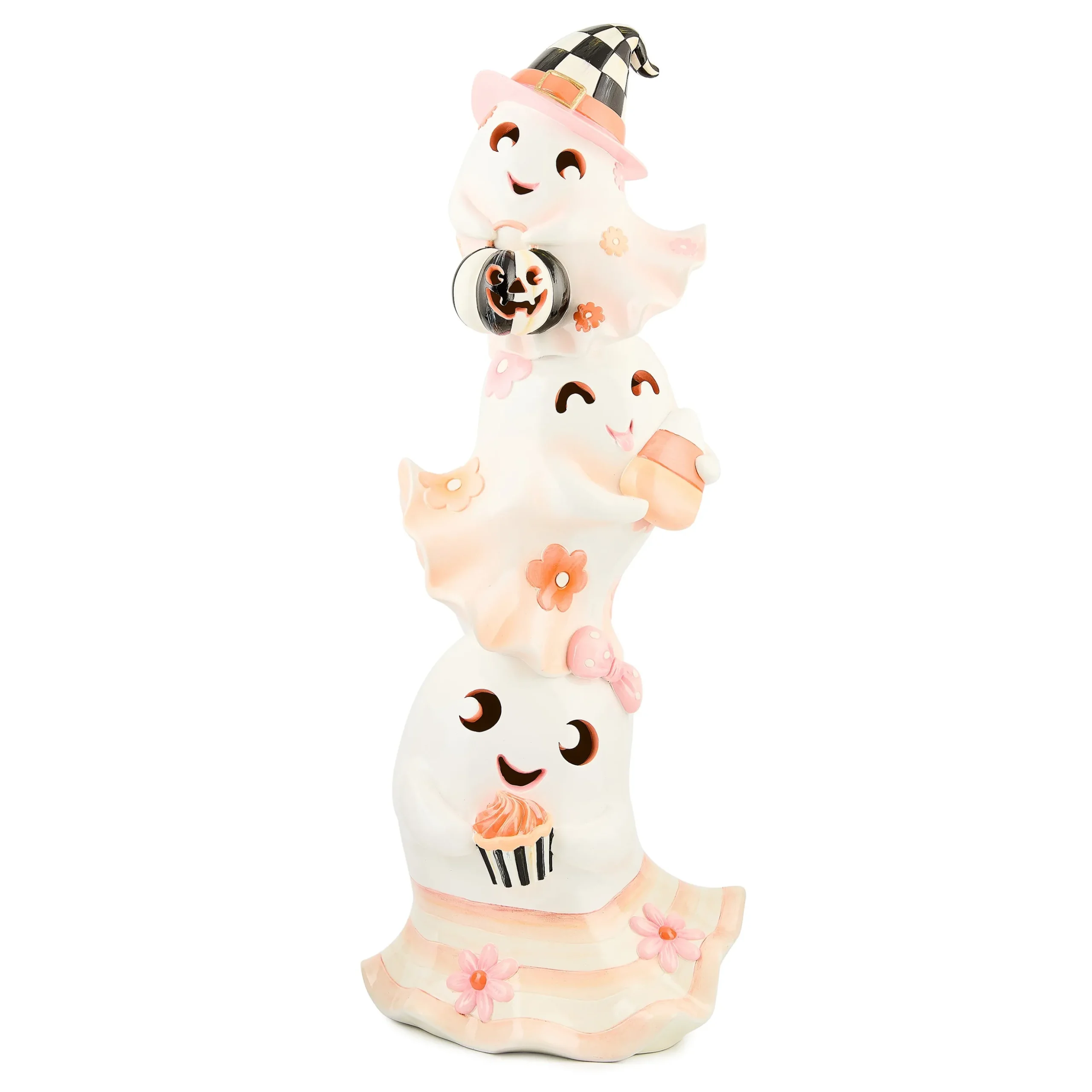 Hocus Pocus Illuminated Stacked Ghosts Figure