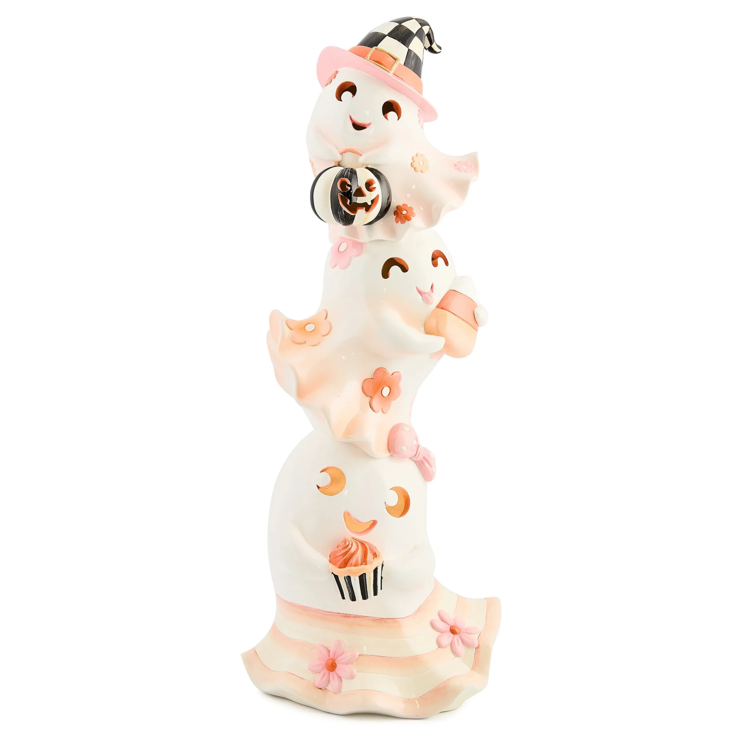Hocus Pocus Illuminated Stacked Ghosts Figure