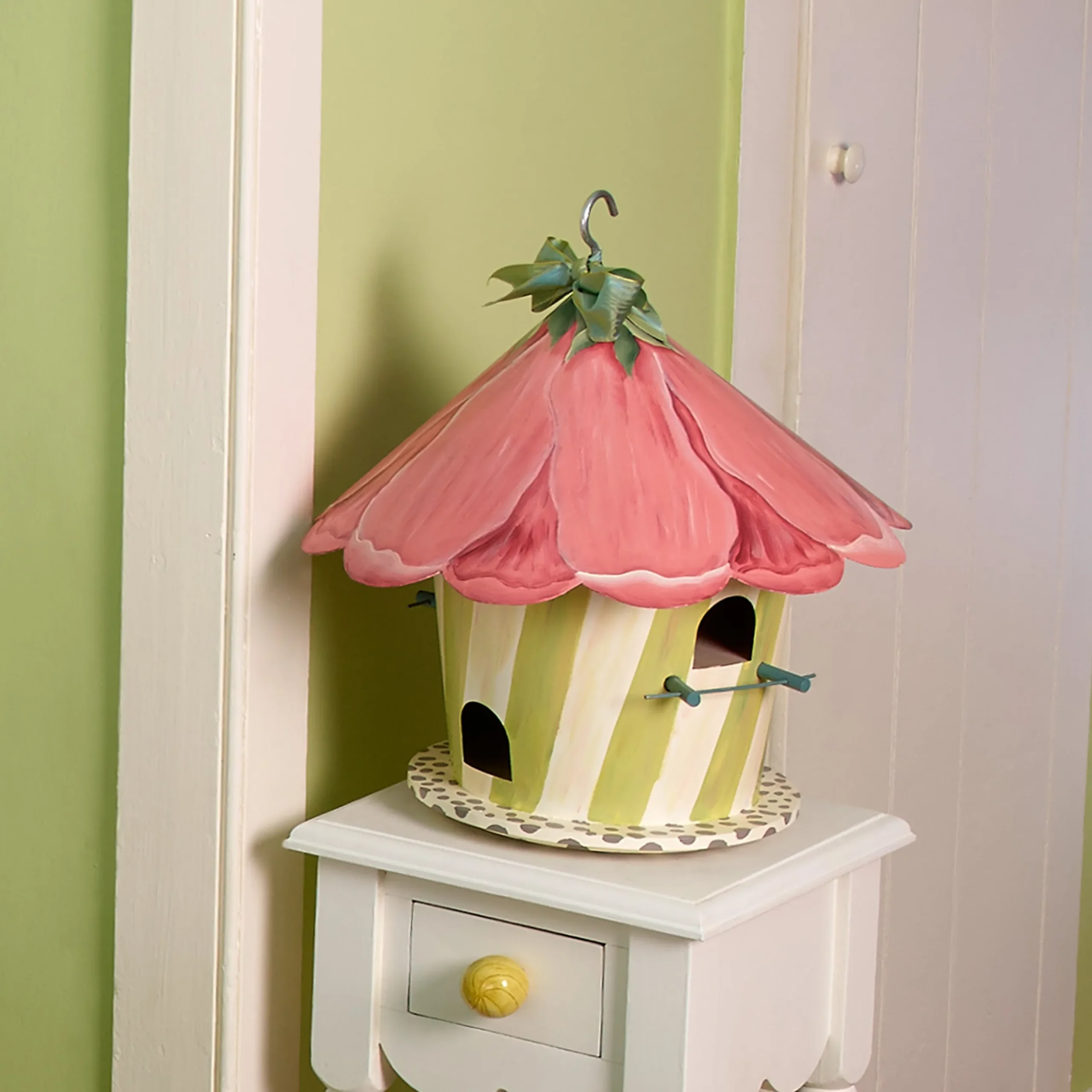 Hollyhock Birdhouse