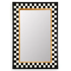 Hopscotch Check Large Rectangle Wall Mirror