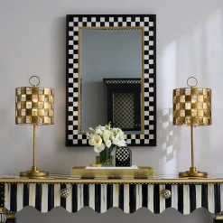 Hopscotch Check Large Rectangle Wall Mirror