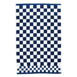 Indigo Check Hand Towel