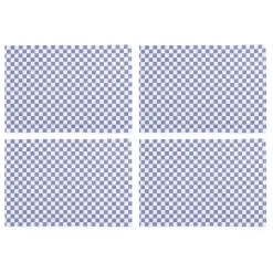 Indigo Check Placemat, Set of 4