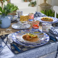 Indigo Sinamay Placemats, Set of 4