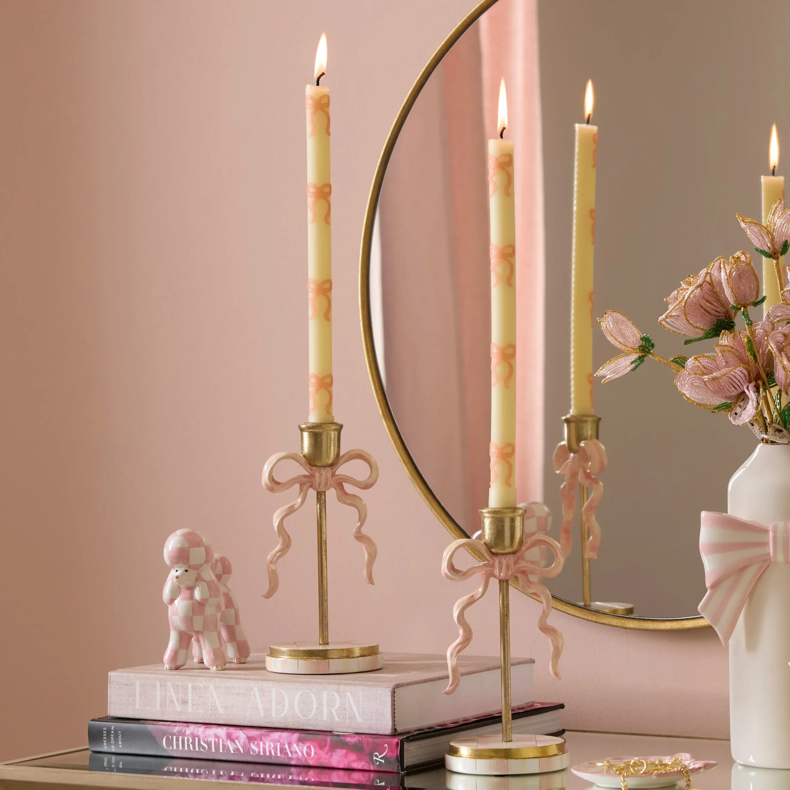 It's All About the Bow Candleholder