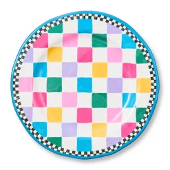 Jamboree Melamine Salad Plates, Set of 4