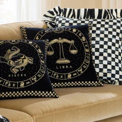 Libra Zodiac Throw Pillow