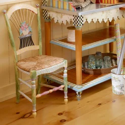 Light Flower Basket Side Chair