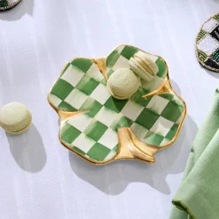Lucky Check Clover Plate
