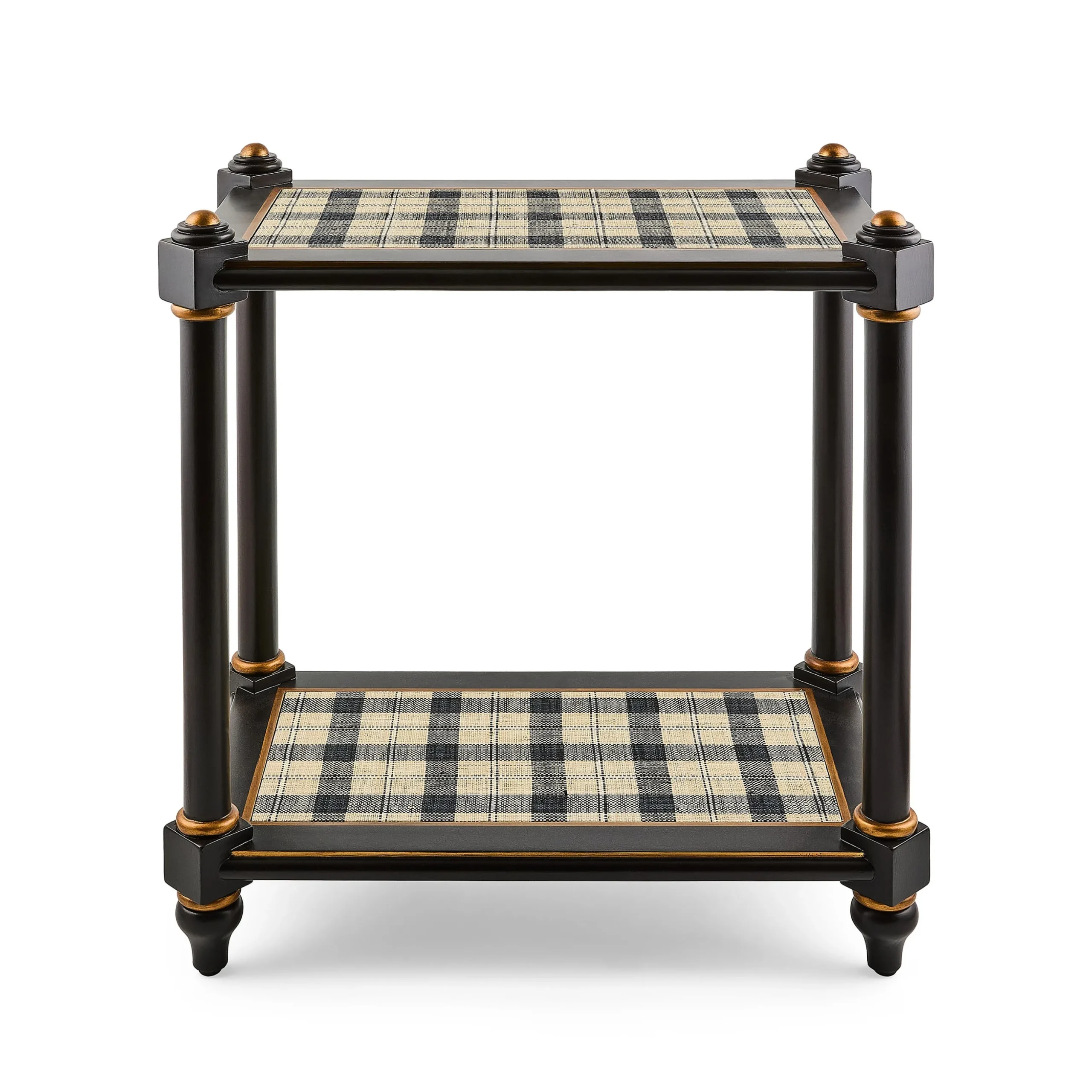 Mad for Plaid Accent Table
