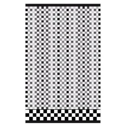 Micro Check Black & White Hand Towel