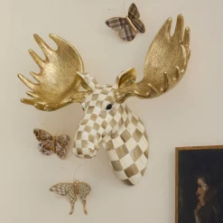 Mocha Butterfly Wall Decor Trio