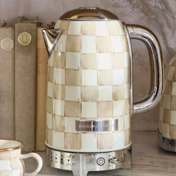 Mocha Check Electric Kettle