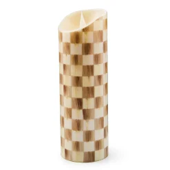 Mocha Check Flameless 9