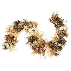 Mocha Check Harvest Garland