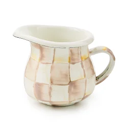 Mocha Check Little Creamer