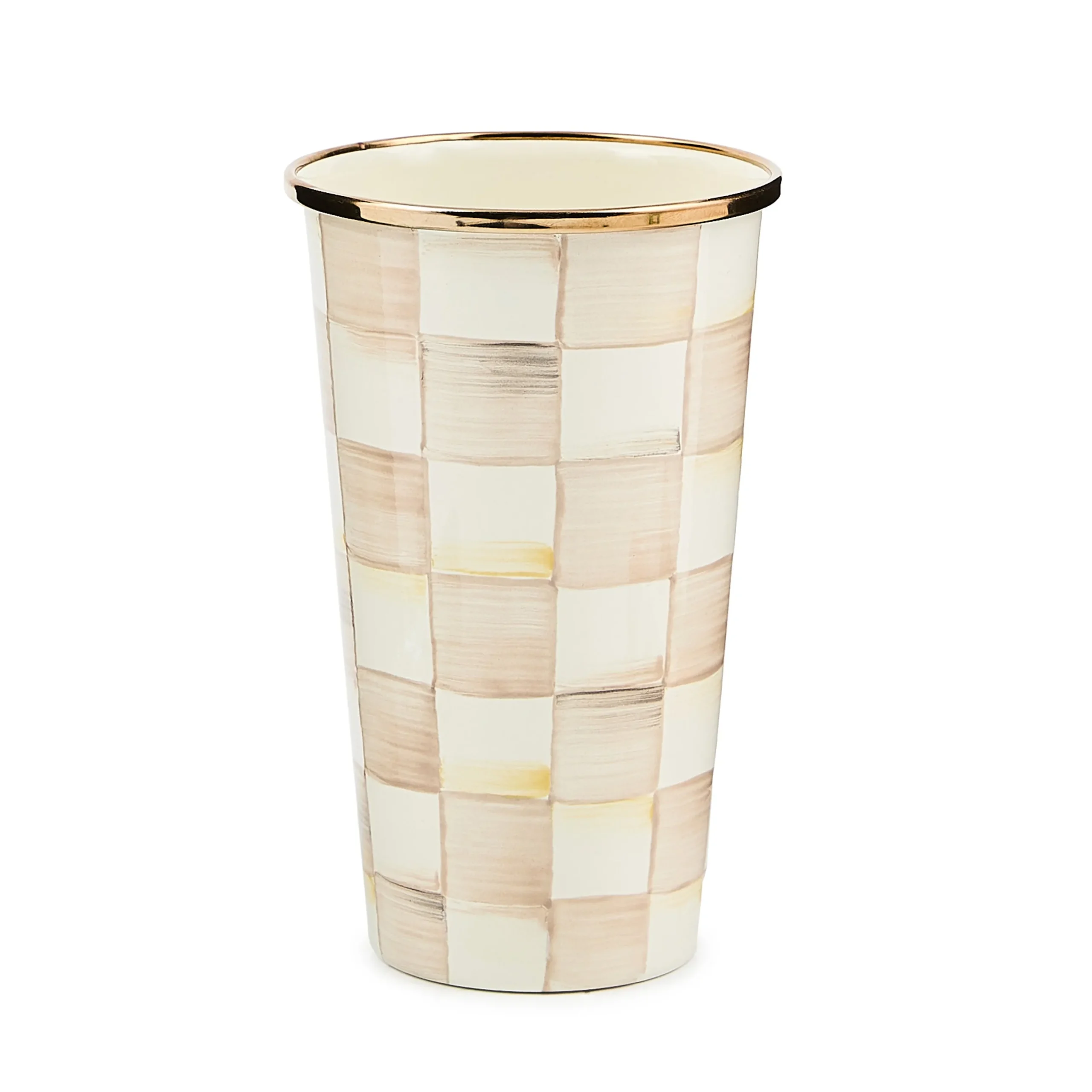 Mocha Check 20 Ounce Tumbler