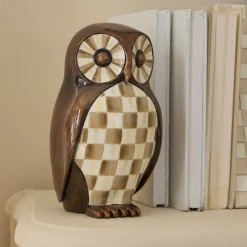 Mocha Check Owl
