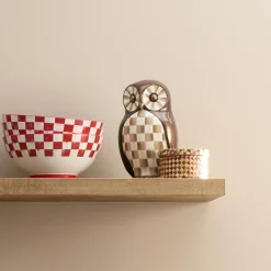 Mocha Check Owl