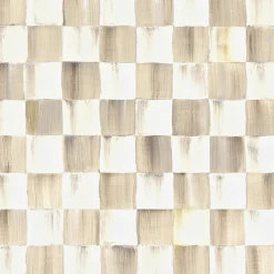 Mocha Check Peel & Stick Wallpaper
