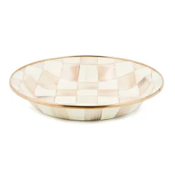 Mocha Check Pie Plate