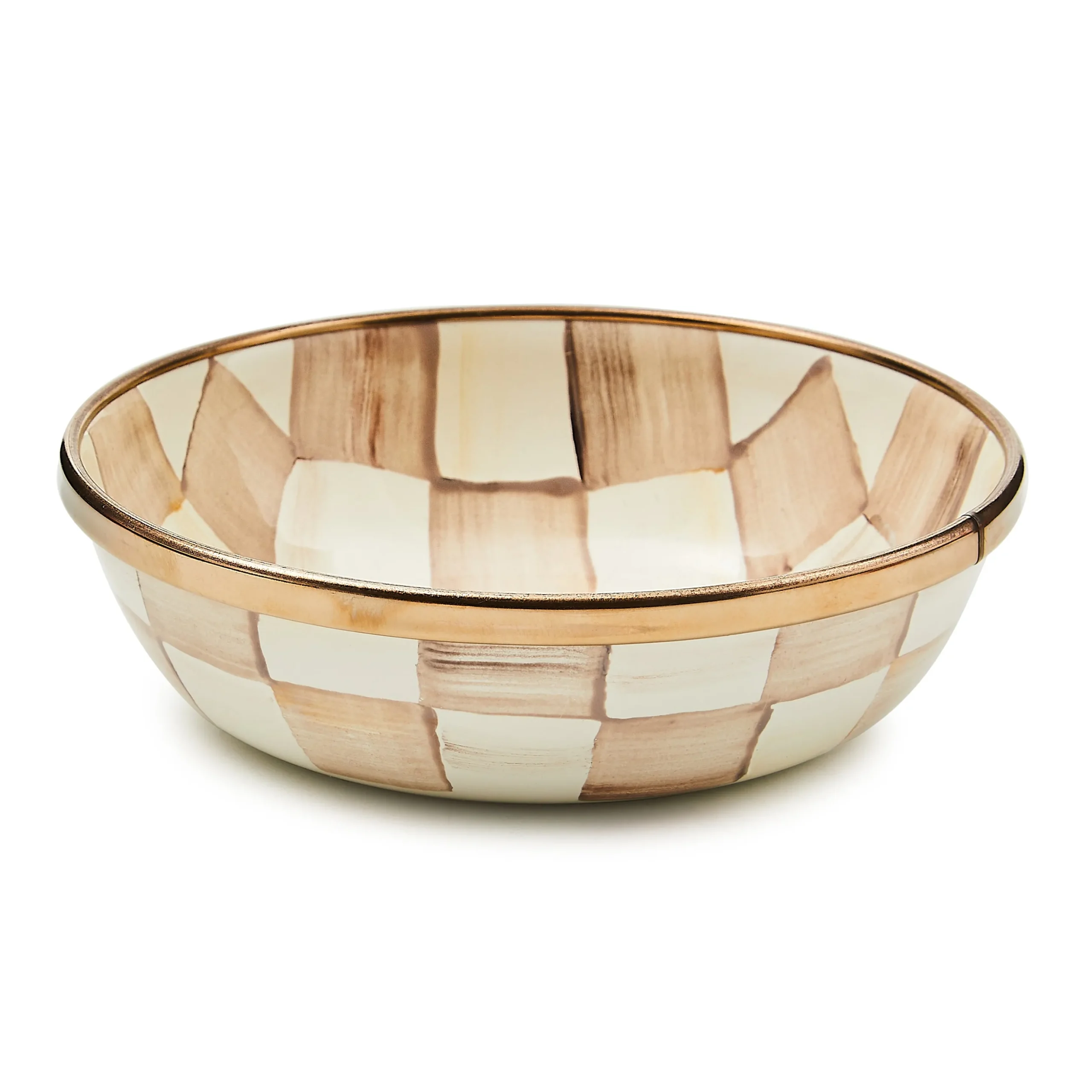 Mocha Check Relish Dish