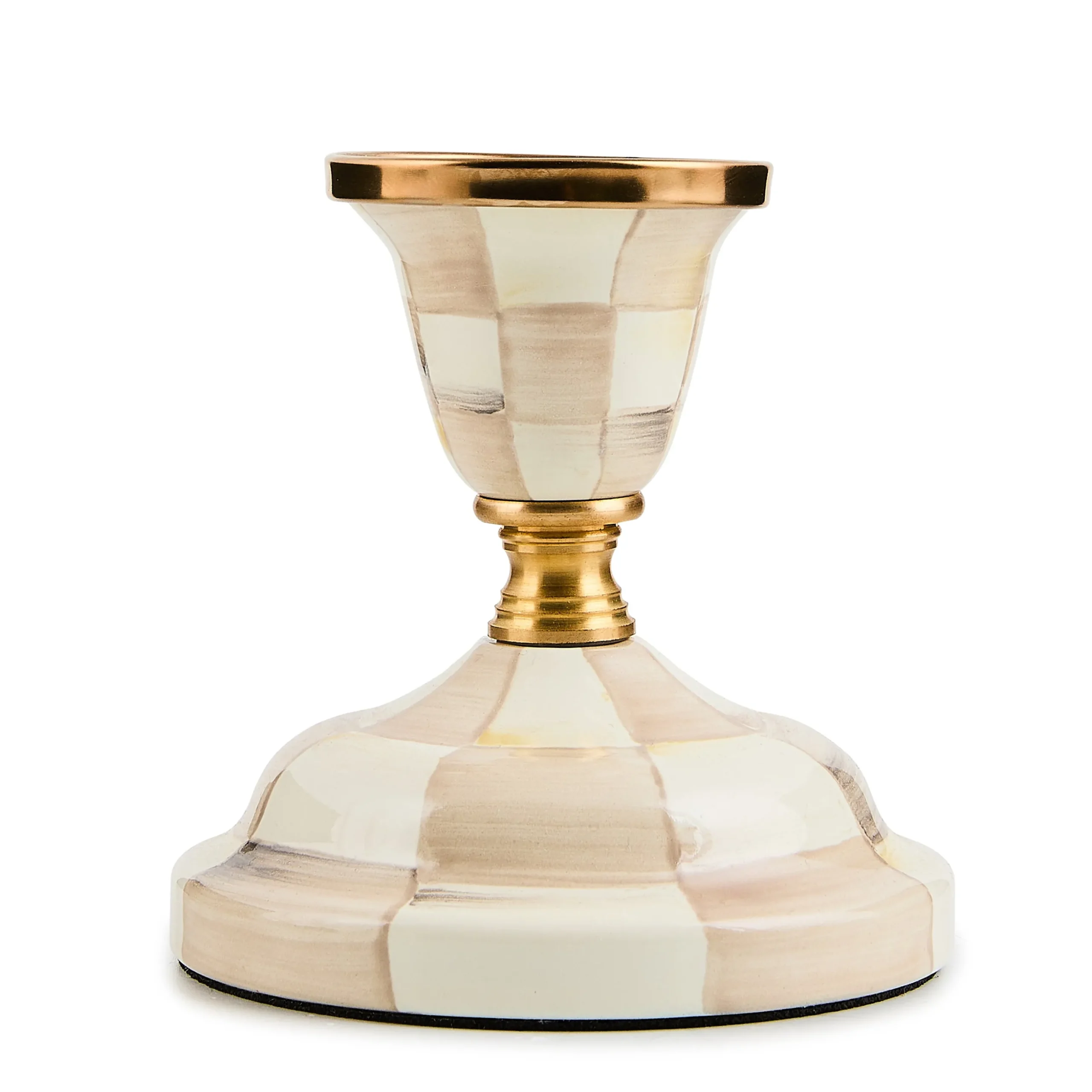 Mocha Check Short Candlestick