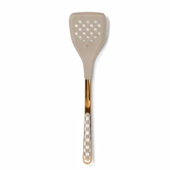 Mocha Check Slotted Spatula