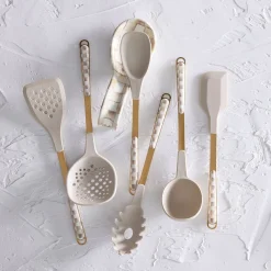 Mocha Check Slotted Spatula