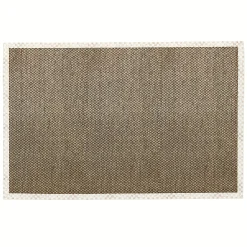 Mocha Check 8' x 10' Chunky Sisal Rug