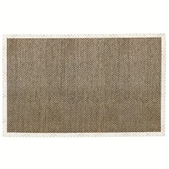 Mocha Check 6' x 9' Chunky Sisal Rug