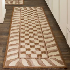Mocha Check 2'6