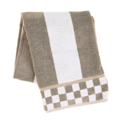 Mocha Stripe Bath Towel