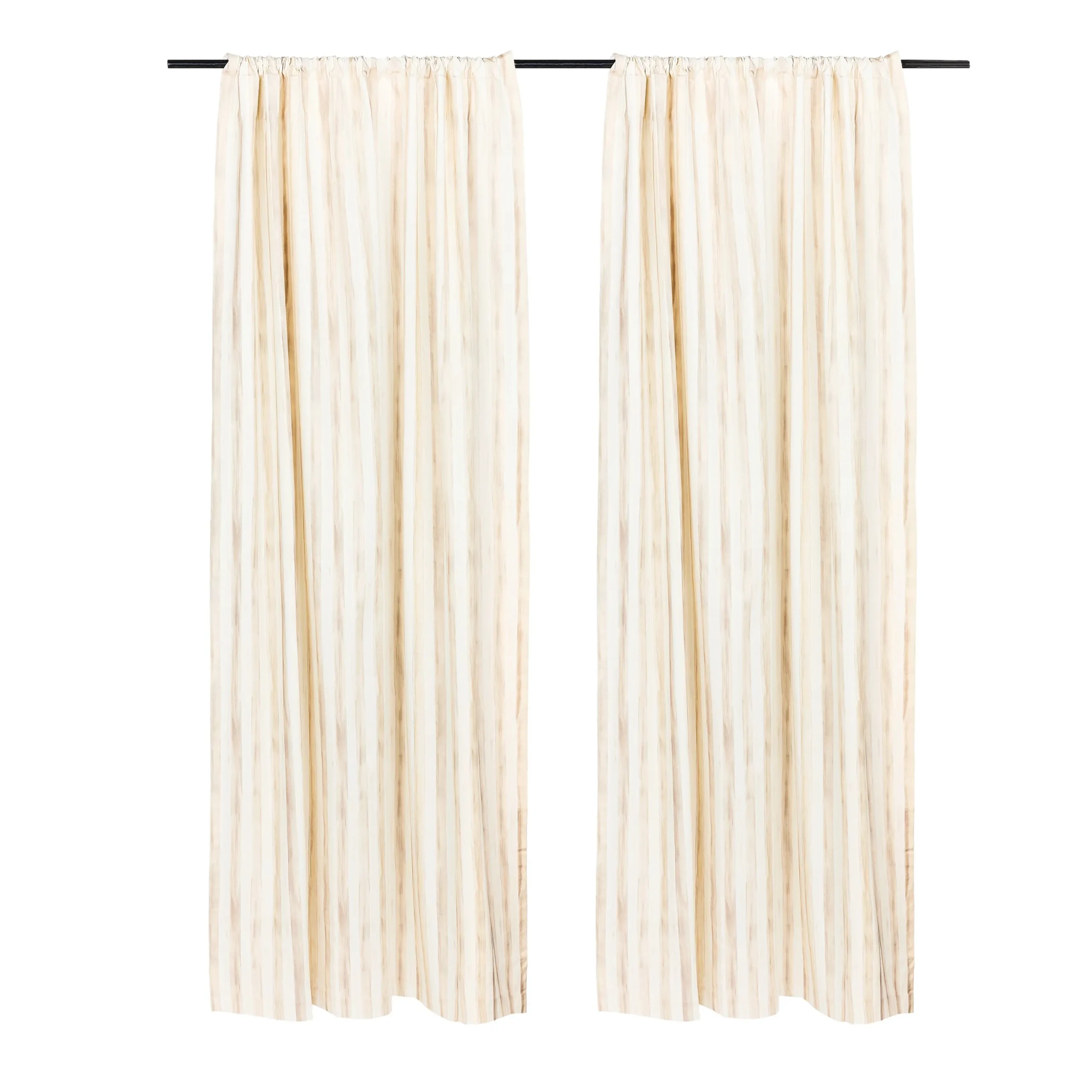 Mocha Stripe 84" Curtain Panel