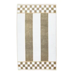 Mocha Stripe Hand Towel