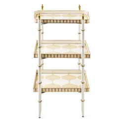 Mocha 3-Tier Tray Table