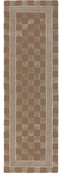 Mocha Tonal Check 2'6