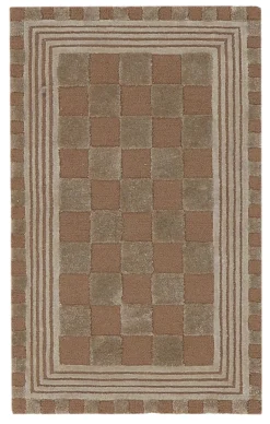 Mocha Tonal Check 2'3