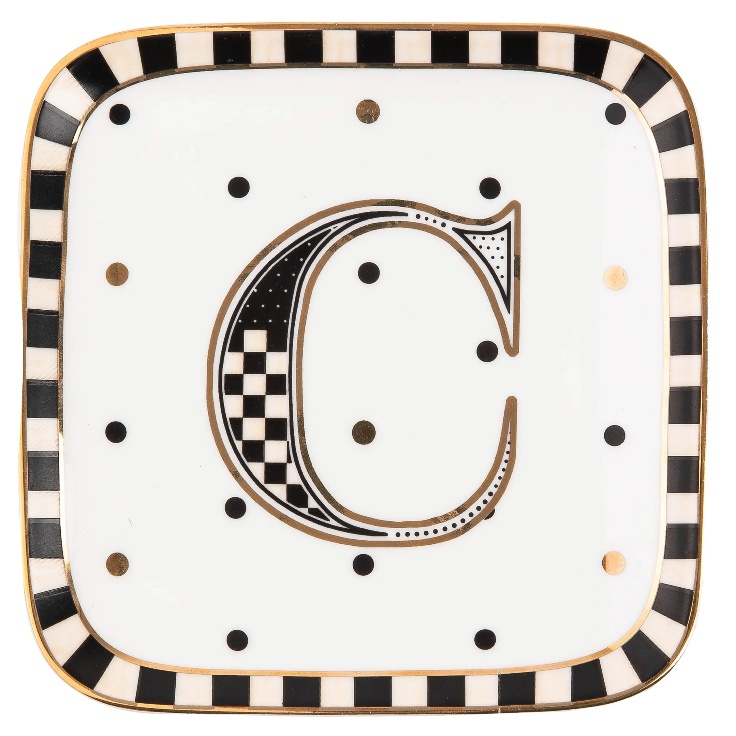Monogram Dish - C