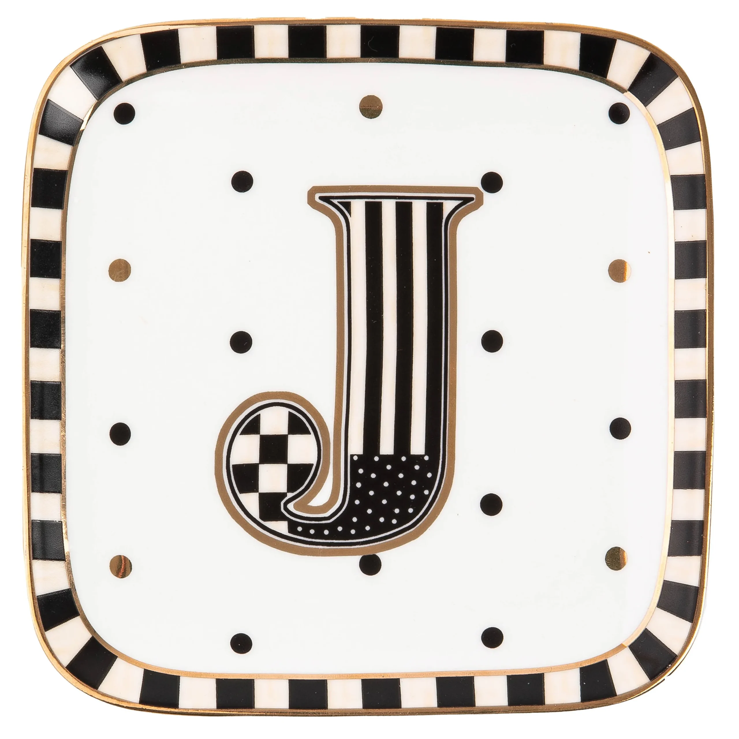 Monogram Dish - J