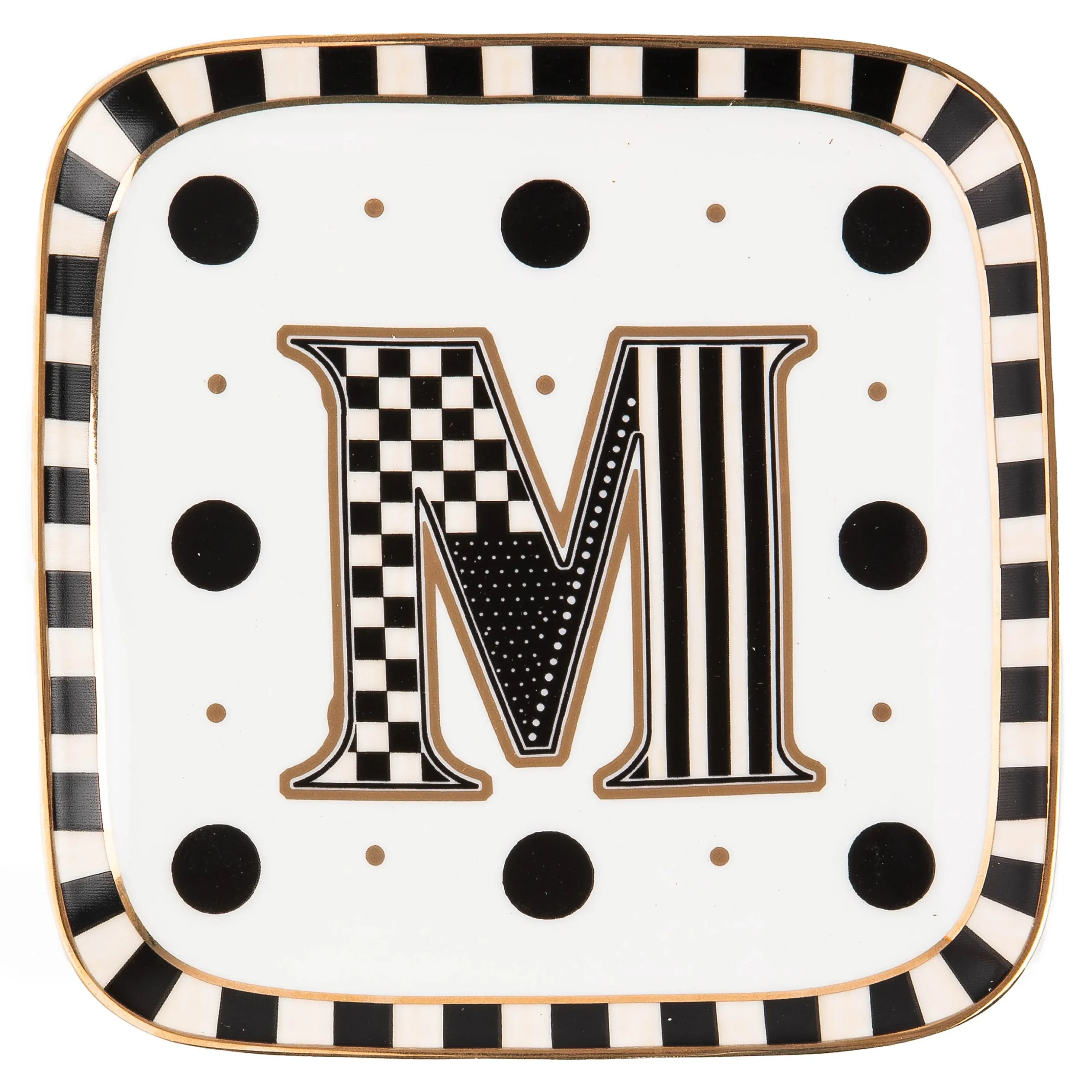 Monogram Dish - M